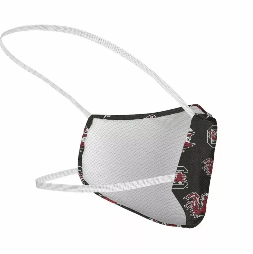 3 Pack South Carolina Gamecocks Licensed NCAA Washable Resuable Face Mask Cover.